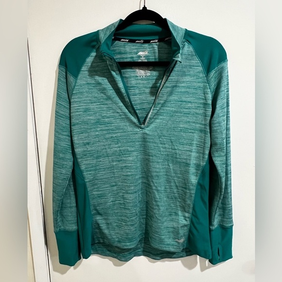 Avia Tops - Avia Green Striped Pullover